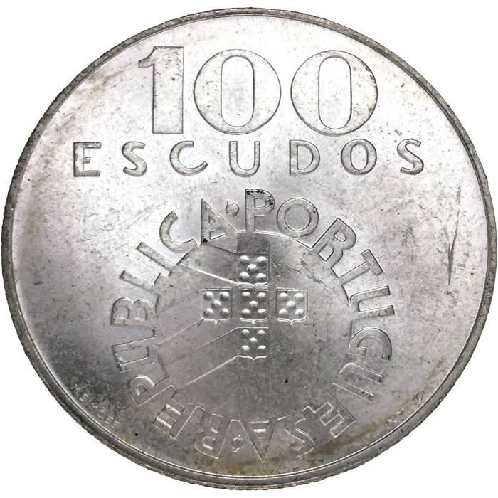 100 Escudos 25 de Abril PRATA