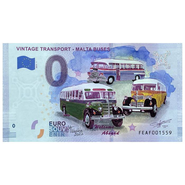 Malta: Vintage Transport - Malta Buses (pintada por Manuel Teixeira)