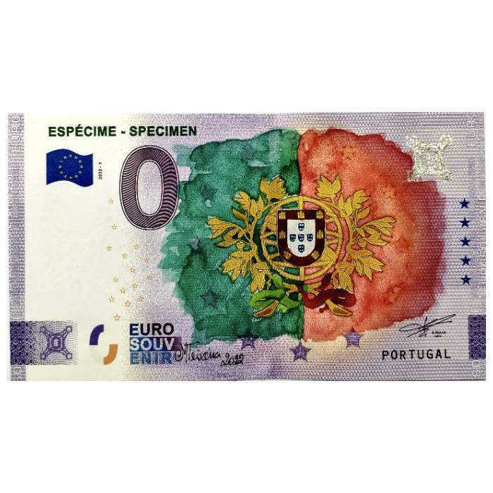 ESPÉCIME - SPECIMEN 2022-1 Portugal (pintada por Manuel Teixeira)
Ref: 127-2