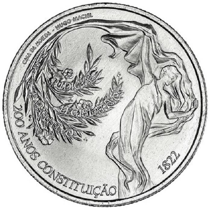 2,5€ 2022 200 anos da Constituição de 1822