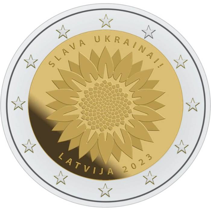 2023 Letónia Slava Ukrainai!