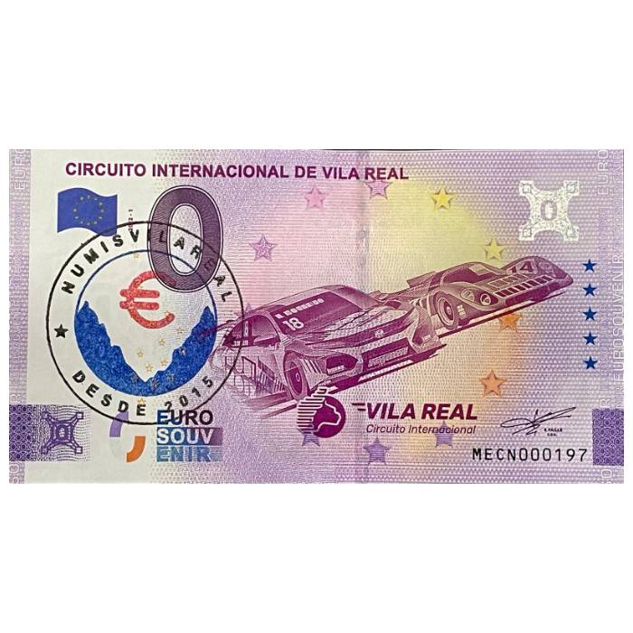 Circuito Internacional de Vila Real MECN 2022-1 (carimbo tricolor NumisVilaReal)
Ref: 131-10