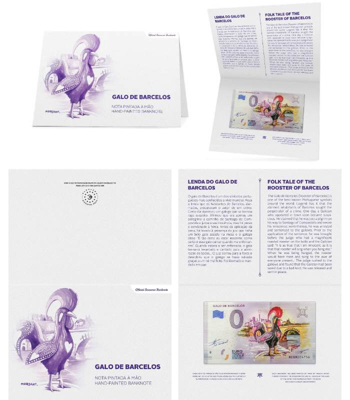 CARTEIRA Galo de Barcelos (pintada por Thierry Mordant) MEBM 2019-1
Ref: 36-c