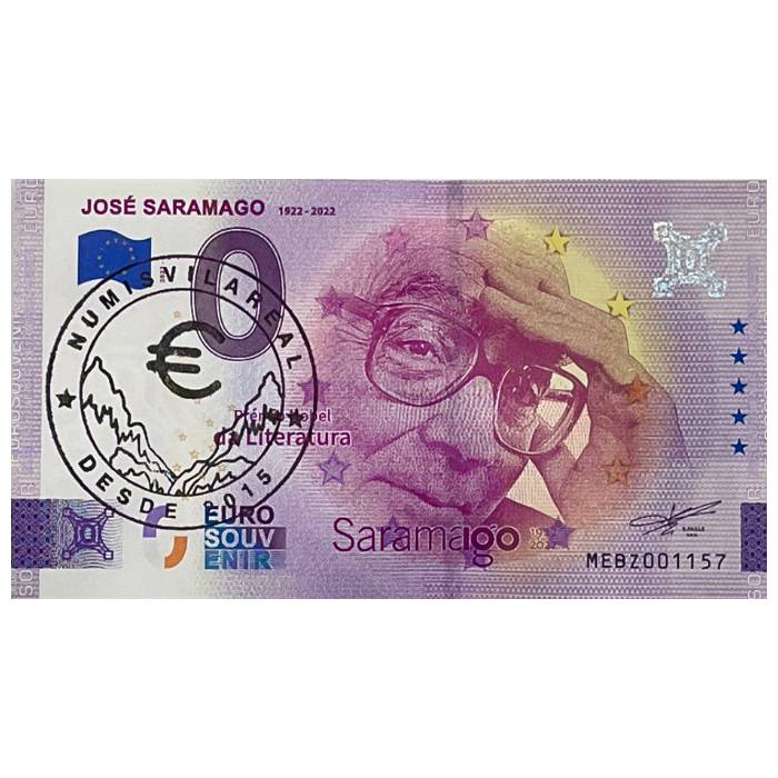 José Saramago 1922-2022 MEBZ 2022-1 (carimbo NumisVilaReal)
Ref: 125-3