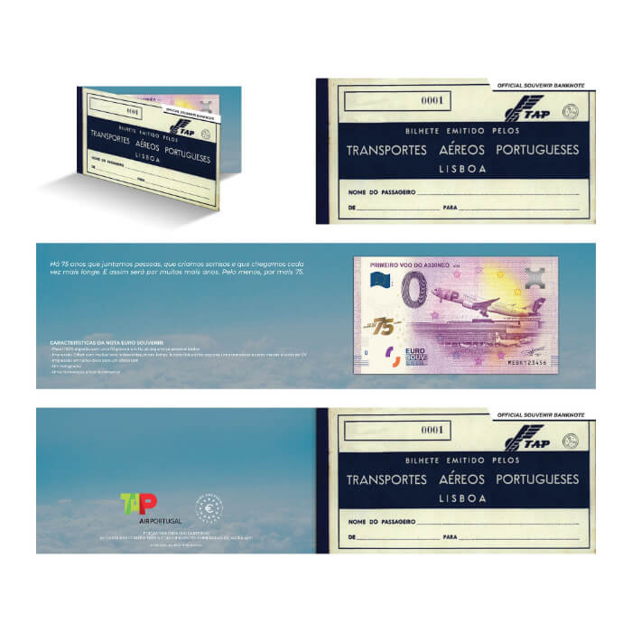 CARTEIRA Primeiro Voo do A330NEO: 2018 MEBK 2019-3 (gala 75 anos) GOLD
Ref: 42-c