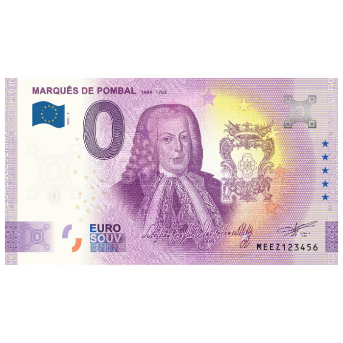 Marquês de Pombal: 1699-1782 MEEZ 2021-1
Ref: 91