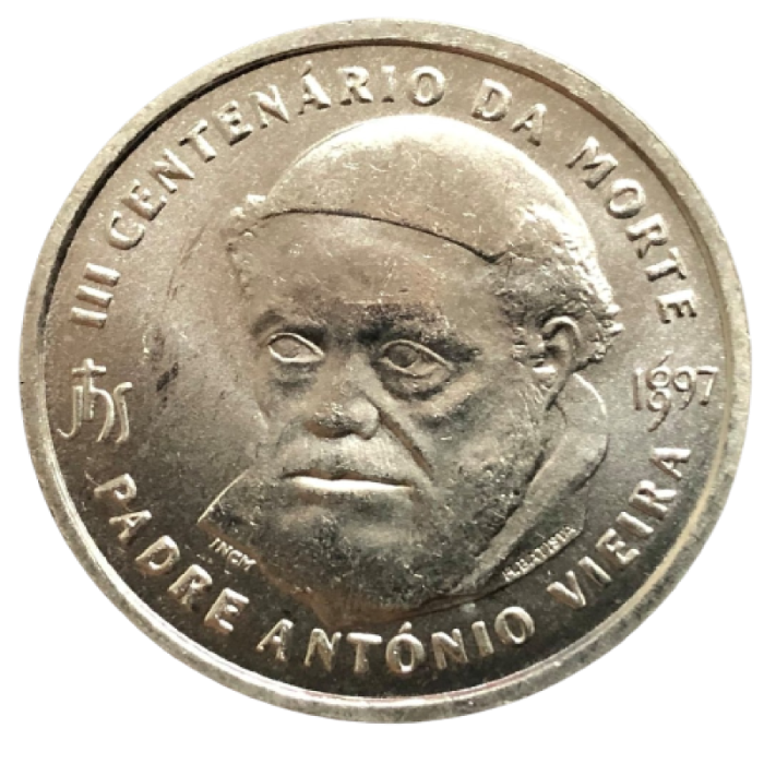 500 Escudos 1997 III Centenário da Morte do Pe. António Vieira PRATA