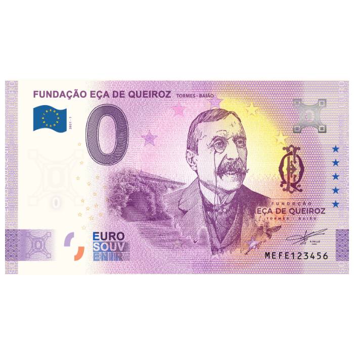 Fundação Eça de Queiroz: Tormes - Baião MEFE 2021-1 (selo CTT Os Maias 'Maria Eduarda' e carimbo 19-11-2018)
Ref: 95-8