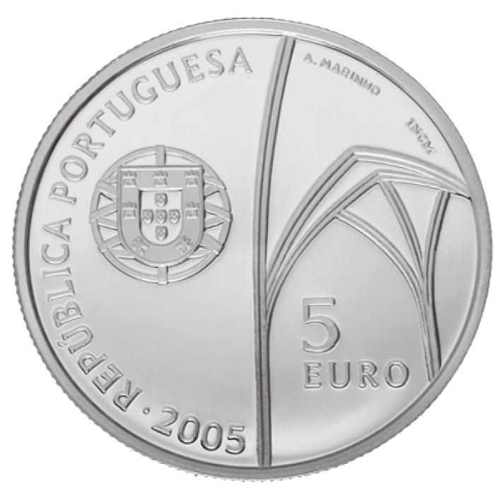 5€ 2005 Mosteiro da Batalha PRATA