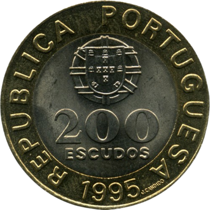 200 Escudos 1995 50. Aniversário da ONU