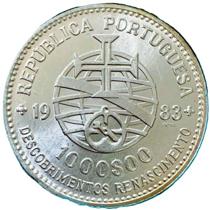 1000 Escudos 1983 XVII Exposição PRATA
