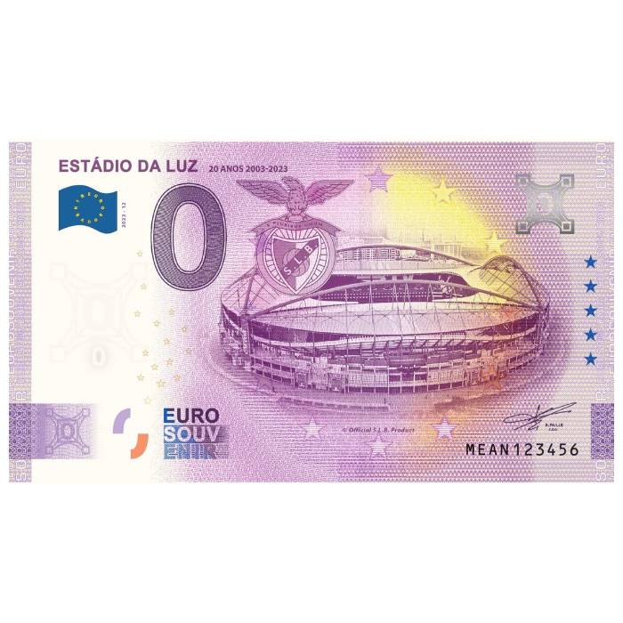 Estádio da Luz - 20 Anos 2023-2023 MEAN 2023-12 (pintada por Manuel Teixeira)
Ref: 158-1