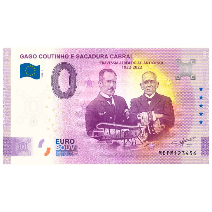 Gago Coutinho e Sacadura Cabral MEFM 2022-1 (selo e carimbo CTT Lisboa)
Ref: 126-2