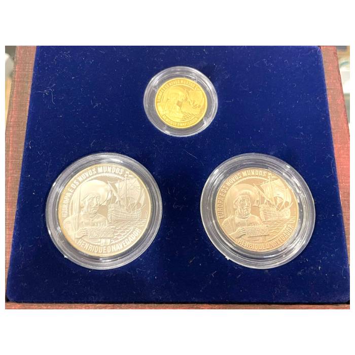 ECU Portugal e os Novos Mundos OURO e PRATA PROOF