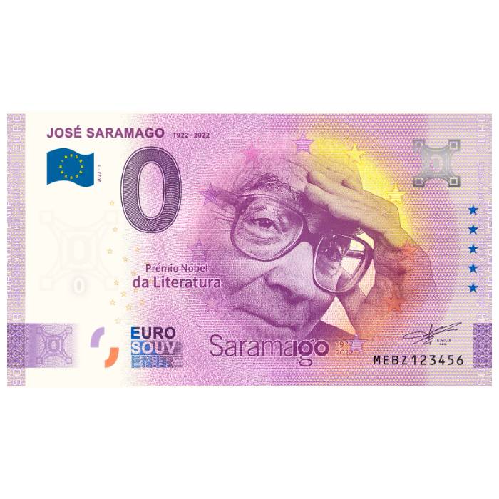 José Saramago 1922-2022 MEBZ 2022-1 (carimbo NumisVilaReal)
Ref: 125-3